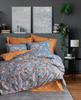 Bedding Set - 1 Duvet Cover 140 X 200 Cm + 2 Pillowcases 60 X 60 Cm - 100% Reinforced Cotton - Mustard