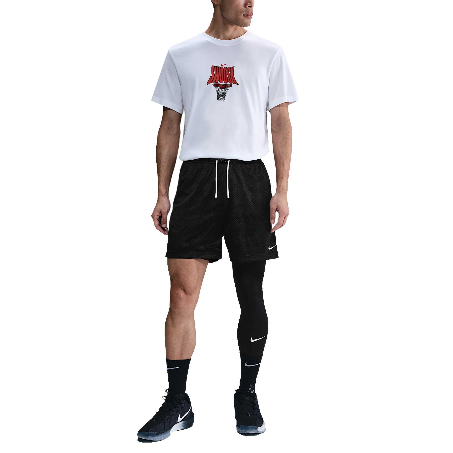 

Nike Dry Fit Soft Skin Simple Versatile Three-Quarter Sports Shorts Men shorts Black HV1881-010 M