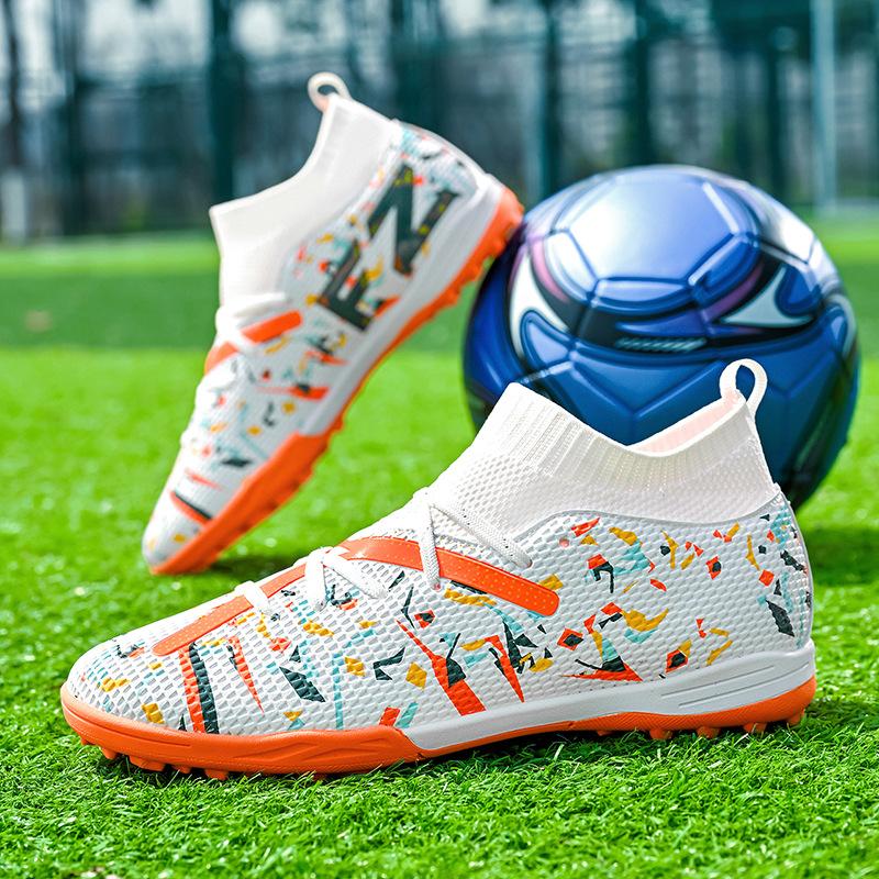 Football Shoes Broken Nails Artificial Grass Boys And Girls Teens Students Training Shoes Middle Help Camouflage Football Shoes