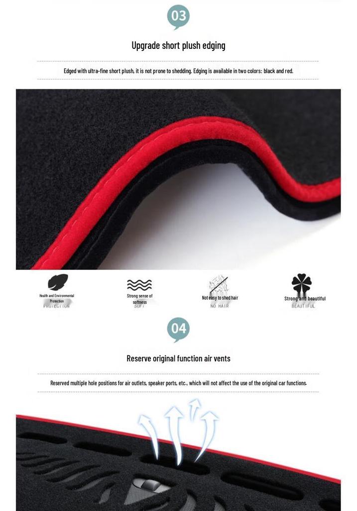 BYD Han EV Dashboard Sunshade Mat - Heat Insulation, Sun Protection, Interior Modification