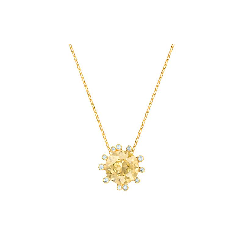 Swarovski OLIVE Fresh Tone Necklace Women s Style 5460988 золотой