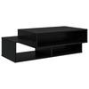 Coffee Table Black Oak Effect 105 X 50 X 32.5 Cm