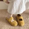 Velcro Mary Jane Single Shoes Women's Spring New Soft-soled Pregnant Women's Non-slip Shoes Doudou Shoes