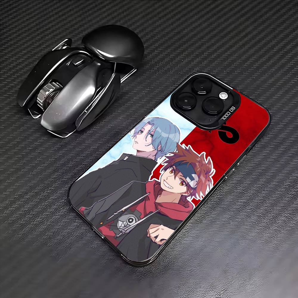 S-SK8 ANime the InfinityS  Phone Case For iPhone17,16,15,14,13,12,11 Plus,Pro Max Colored Silver Plated Inside Cover