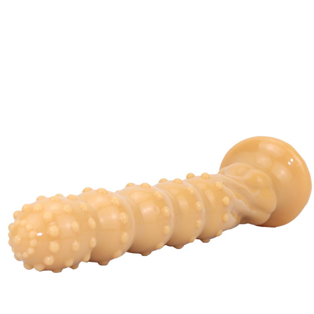 47*7cm Jumbo Pull Bead Anal Plug with Suction Cup - Long Bumps Threaded Octopus Expander