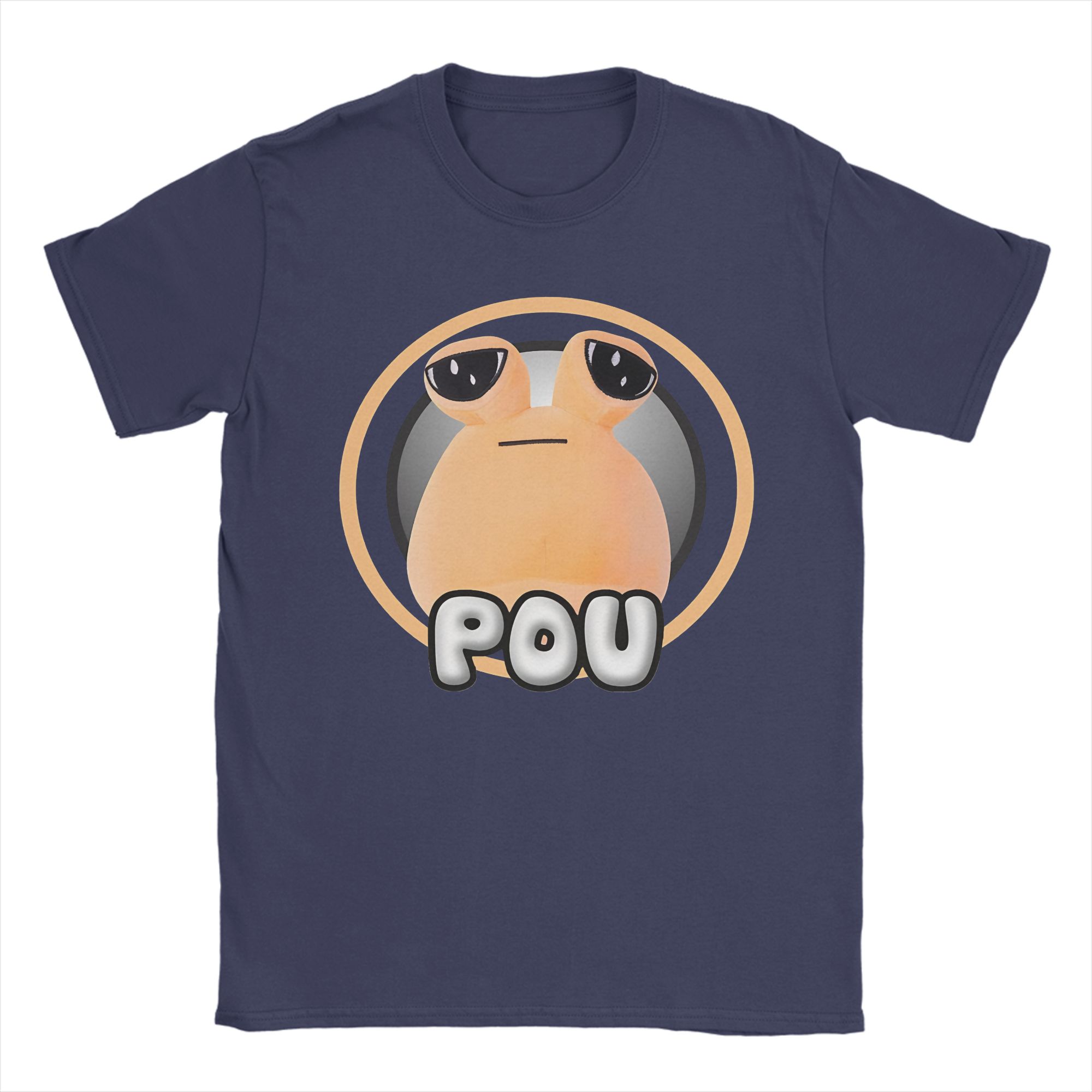 

Unisex Womens POU CHARACTER T Shirt Pure Cotton Clothes Novelty Short Sleeve Crew Neck Tee Shirt Summer TShirts 4XL