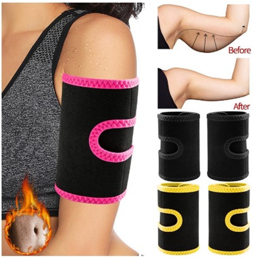Arm Shaper Sweat Band for Women Men Fitness Running Sauna Effect Arm Trimmer Slimming Arm Sleeve Sports Protector
