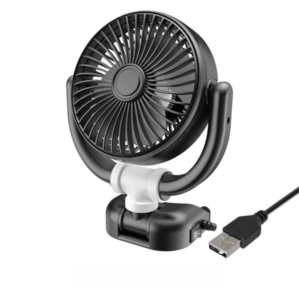 

Folding Air Circulator Fan 5V/12V/24V Small Fan Dashboard Air Vent Fan Auto SUV 5V