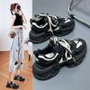 Daddy Shoes Women's  Spring New Thick-soled 6cm Korean Style Casual Shoes Women's Explosive Style Round Toe Sneakers