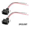 2x For VW Transporter T4 Front Rear Fog Light Lamp Bulb Connector 2pin Plug Female Adapter Harness Prewired Wiring 357972752