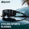 SCVCN Mode Radsportbrille Fahrrad Baseball Sonnenbrille für Herren UV400 Sport MTB Outdoor Brille Fahrrad Damen Sonnenbrille Fahren