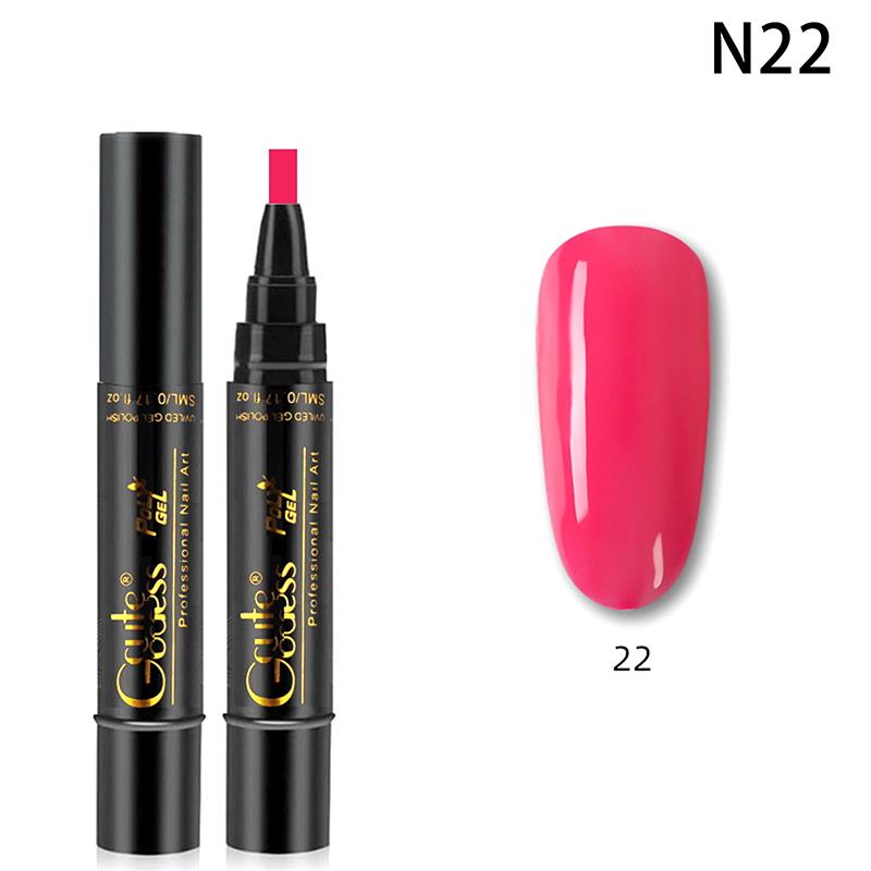 

1 шт. однотонная гелевая ручка для ногтей для нейл-арта, полуперманентная база, верхнее покрытие, УФ-гель, лак, гибридный неоновый лак для ногтей