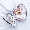 Necklace Heart Medallion New Link Chain Fashion Jewelry Europe 925 Silver Gift For Women Friend