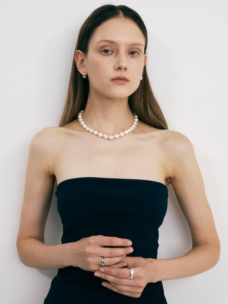 Sosoo Ping-Pong Pearl Necklace