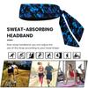 Sports Headband for Men Women Sweat Absorption & Breathable Workout Headbands Wide Edge Soft Printed Sweatband for Yoga Running Cycling