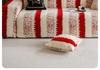 Universal Red Elastic Sofa Cover for Weddings & Christmas - Anti-Scratch, Full Coverage Protection