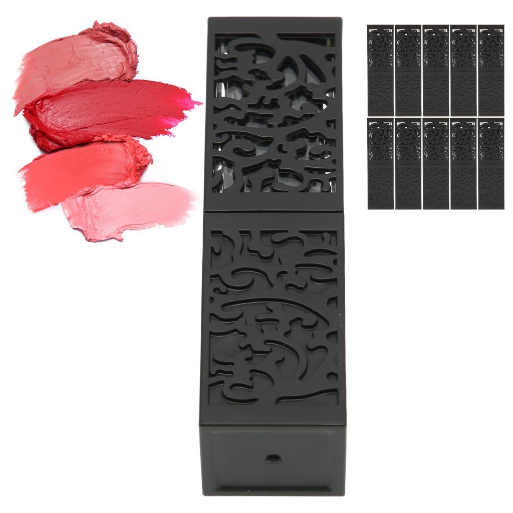 10Pcs Lipstick Tubes DIY Multi Purpose Portable Compact Hollow Design Lip Balm Tubes For Body Cream Solidity Perfume
