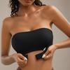 Sujetador Strapless sin Costuras con Cierre Frontal - Sin Aros, Diseño Bandeau Fruncido