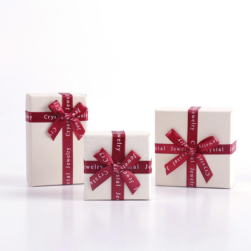 High-End Korean Jewelry Gift Box: Ring, Pendant, Necklace, Earring, Bracelet Packaging