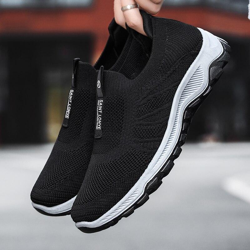 New Summer Shoes Men Loafers Light Walking Breathable Summer Comfortable Casual Shoes Men Sneakers  Plus Couple
