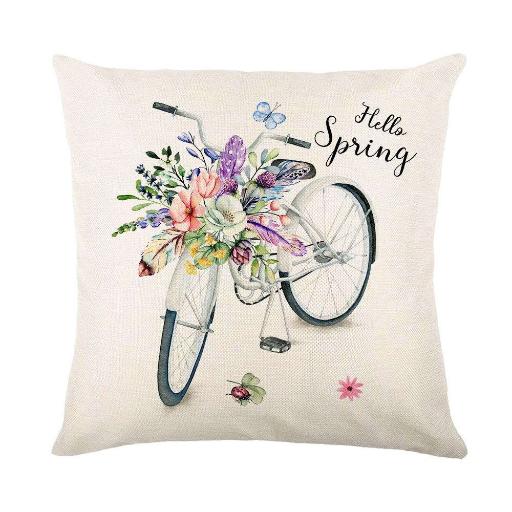 Spring New Style Pillow Garland Car Sofa Pillow Case Combination Bedroom Pillow Case