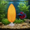 Betta-Tank Hängematte Blatt Fisch Ruhe Zuchtbett Saugnapf Blattbett für Laichplatz Aquarium Dekoration