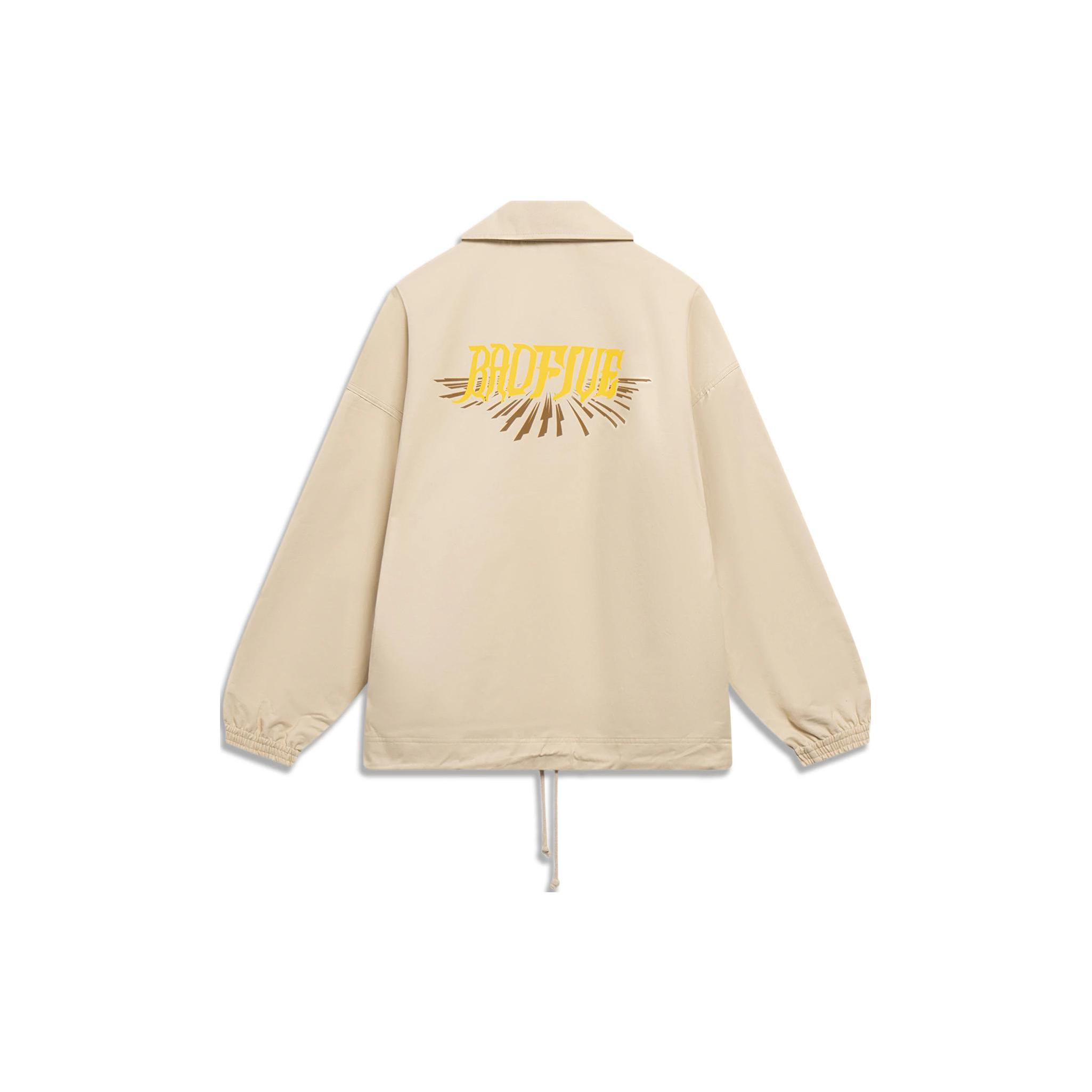 Мужская легкая куртка Li Ning Badfive Цвет: Светло-молочный умбра AFDT053-4 L