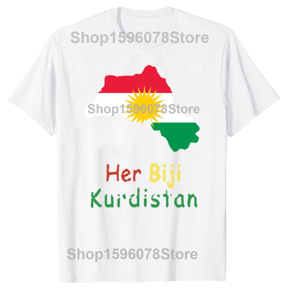 Funny Kurdistan Kurdish Graphic T Shirts Men Women Pure Cotton Funny Humor Streetwear Tee Shirt Short Sleeve Unisex Clothing