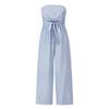Women Slim Fit Backless Jumpsuit Set Straight Pants Spring Summer Outfit