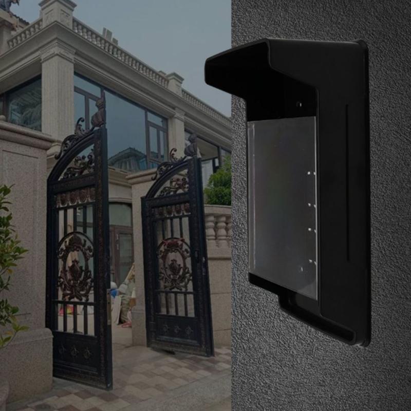 Outdoor Rainproof Cover Waterproof Case Rain Protector Protection Access Control Keypad Doorbell Card Reader Sun Shell