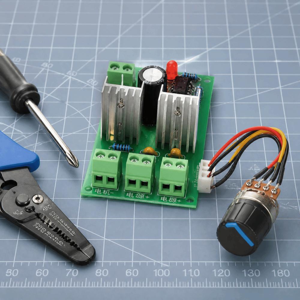 12V 24V 36V PWM Speed Controller 10A Motor Speed Regulator  Industrial Equipment