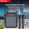 Newmine K511 Portable KTV Bluetooth Speaker with Dual Microphones (CN Version)