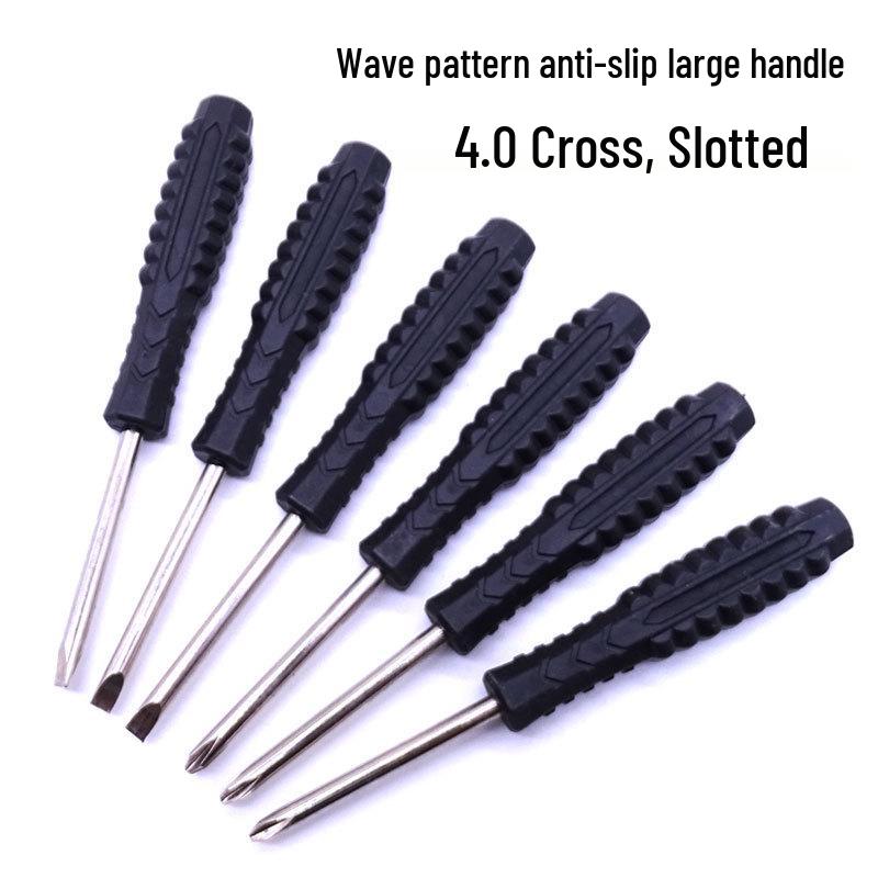 Small Furniture Assembly & Maintenance 4.0MM Phillips Flathead Screwdriver for Desk Chairs Grenade Style Galvanized Phillips 4.0