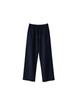 Koreanische High-Waist-Hose mit weitem Bein für Damen - Unifarben, Schlankmachend, Kordelzug, Lockerer Schnitt, Fließendes gerades Bein, Lange Hose