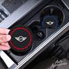Car Water Cup Pads Anti-slip Round Drink Cup Coasters For BMW MINI COOPERS COUNTRYMAN ONE JCW CLUBMAN F56 F55 F57 F60 Roadster gjsh77