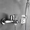 Bathroom Shower Faucet Mixing Valve Wall Mounted Hot Cold Water Taps Household Toilet Bathtub Faucet Bathroom Accessories