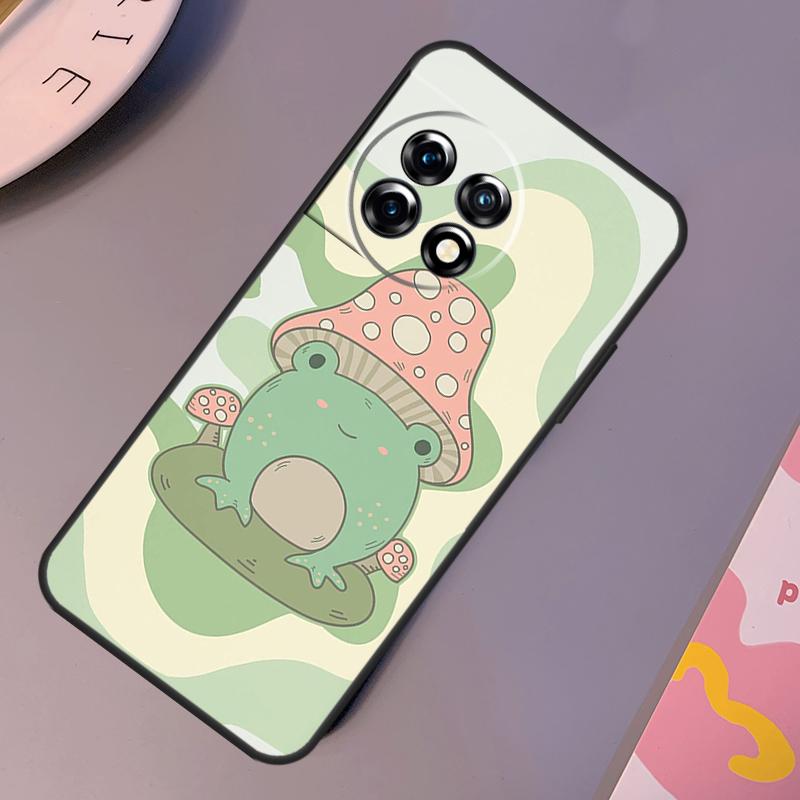 Cottagecore Frog Mushroom Aesthetic Case For OnePlus Nord 3 2T N10 N20 CE 2 Lite OnePlus 9 10 Pro 9RT 10R 10T 12R 11 12 Cover