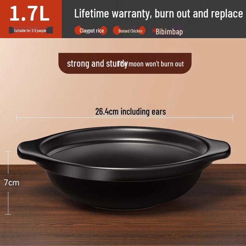 High-Temperature Ceramic Stew Pot