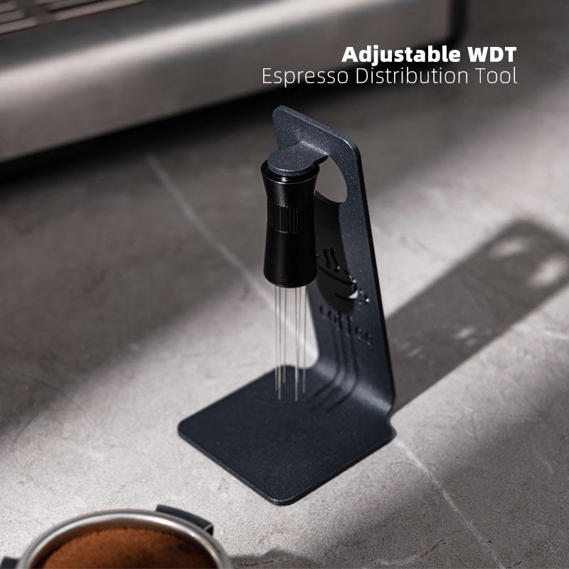 Ecocoffee Magnetic Coffee Power Stirrer Espresso Distribution Tool Extra Needles Tool with Stand