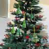 Christmas Tree 3D Cartoon Sticker Diy Craft Kit Hanging Ornaments Greeting Cards Set For Kid Family Holiday Crafting Party Decor