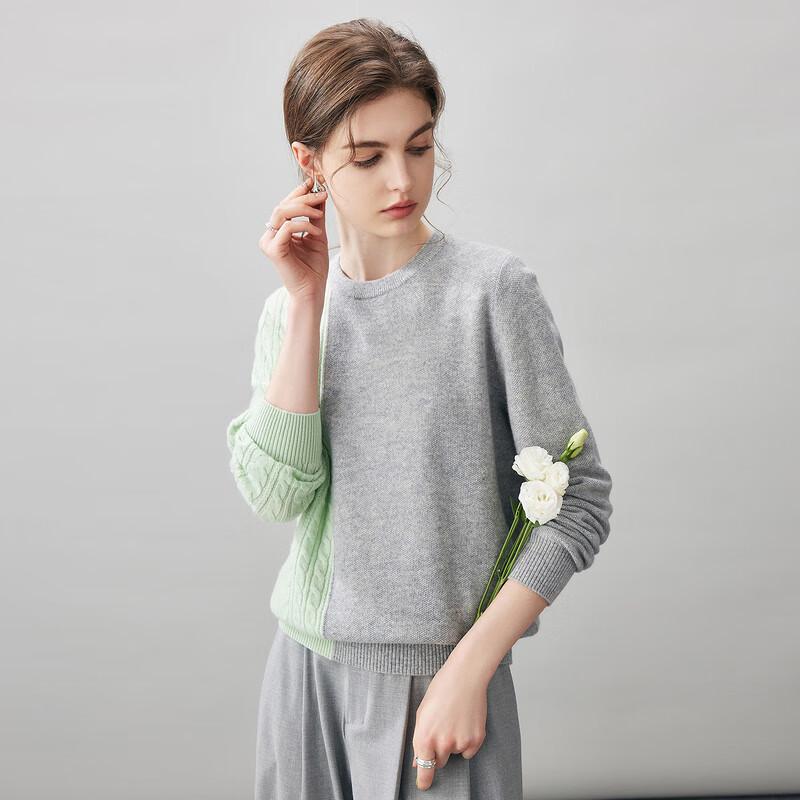 Comon Boca Women's 100% Cashmere Round Neck Sweater