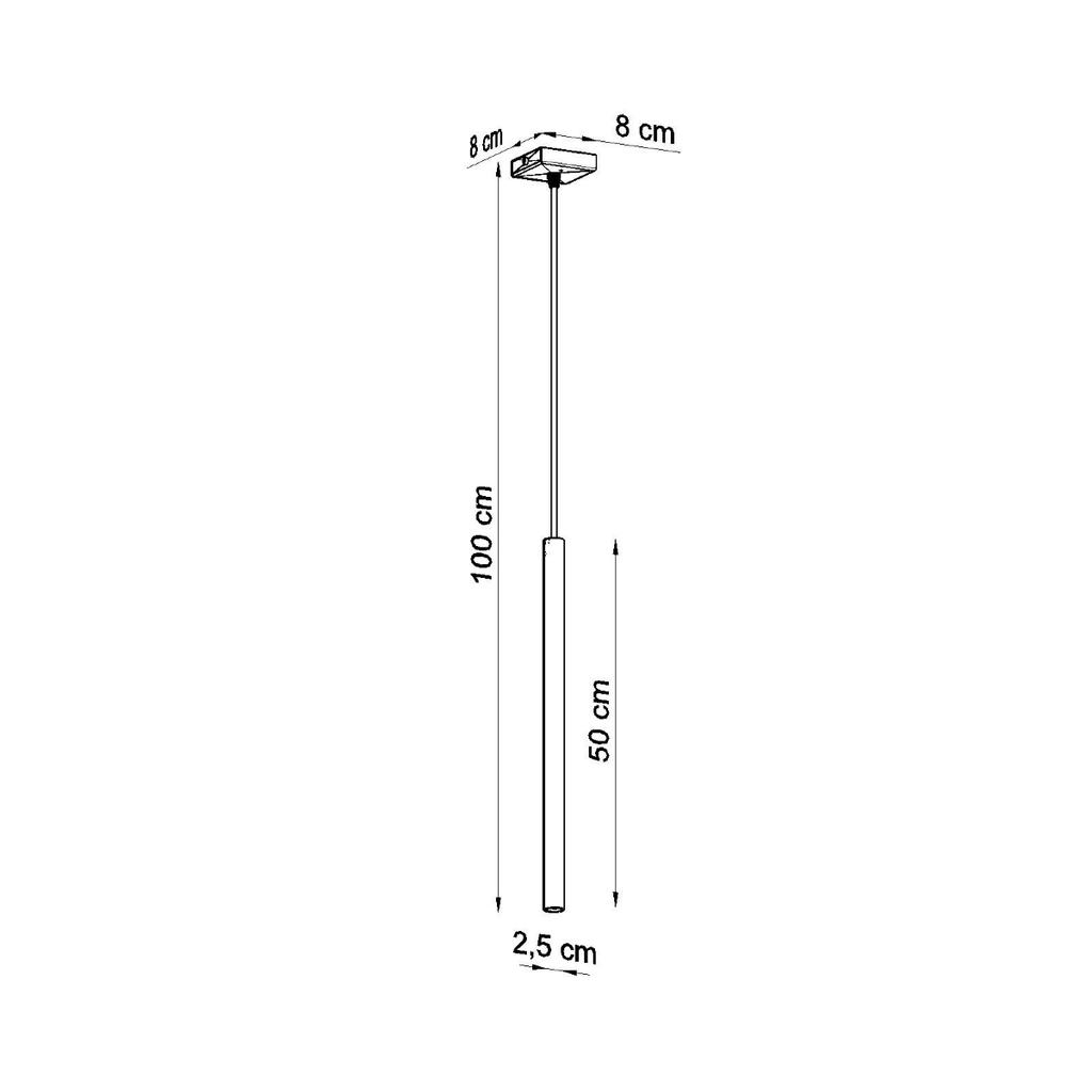 Lampa Wisząca Mossa 1 G9 Czarny Lumilo 04.449.69