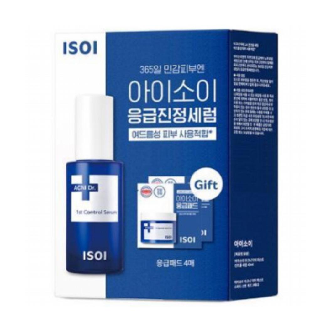 Сыворотка ISOI Acni Doctor First Control, 40 мл + 4 пэда 40ml+4 Pads