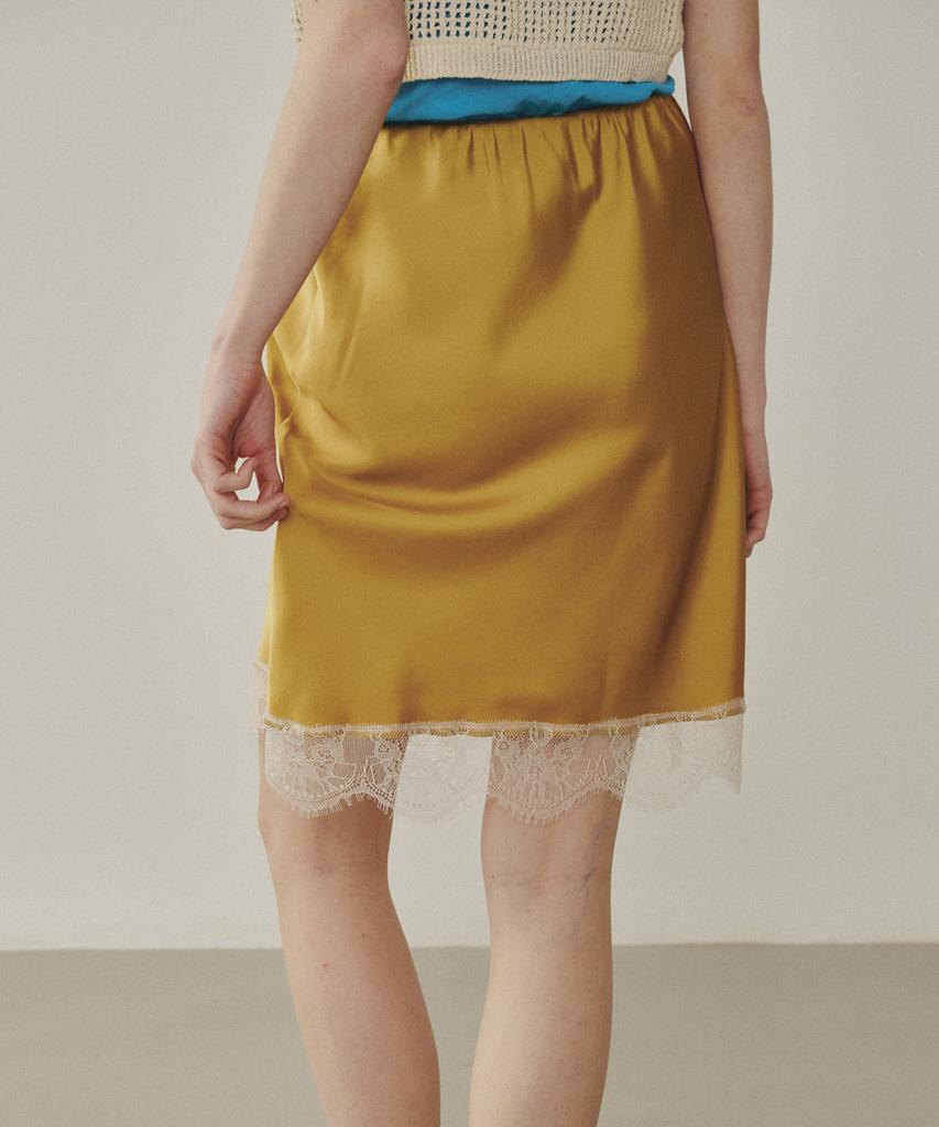 Melly And Rose Rose Lace Satin Skirt (314809)