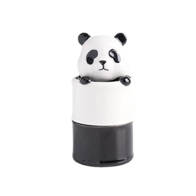 Creative Panda-shaped Ceramic Toothpick Holder Cute Home Toothpick Storage Box, Exquisite Cotton Pick and Dental Floss Boxes