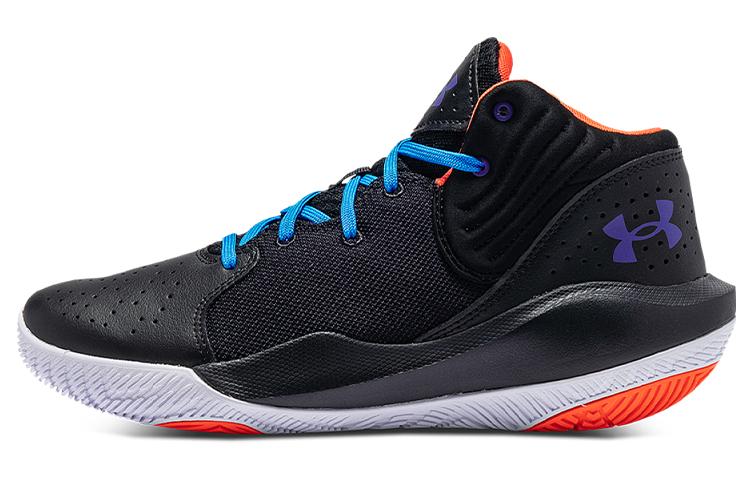 Under Armour Jet 21 Black Blue Orange 3024260-003 40