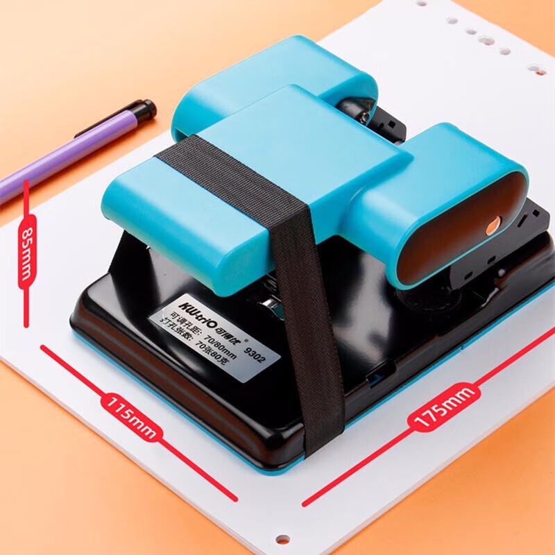 KW-triO 9302 Heavy-Duty 2-Hole Punch CN plug (adapter included)