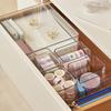 Desktop Storage Box Set Clear Drawer Organizer Stackable Anti-Slip Containers Multi-Size Organizers Set for Makeup Bathroom Kitchen