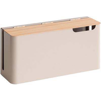 Miyatake Seisakusho TEER Game Console Case for Switch 2, Stand-Alone or Wall-Mounted, GC-2600M (Beige X Natural)