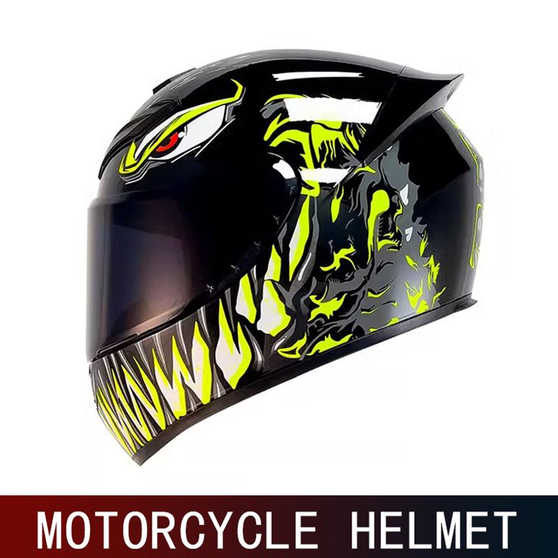DOT personalized motorcycle full face helmet men and women fashion helmet motorcycle off-road racing helmet retro motorcycle ful